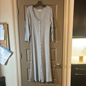 AYR Gray Button-Down It Girl Dress XL